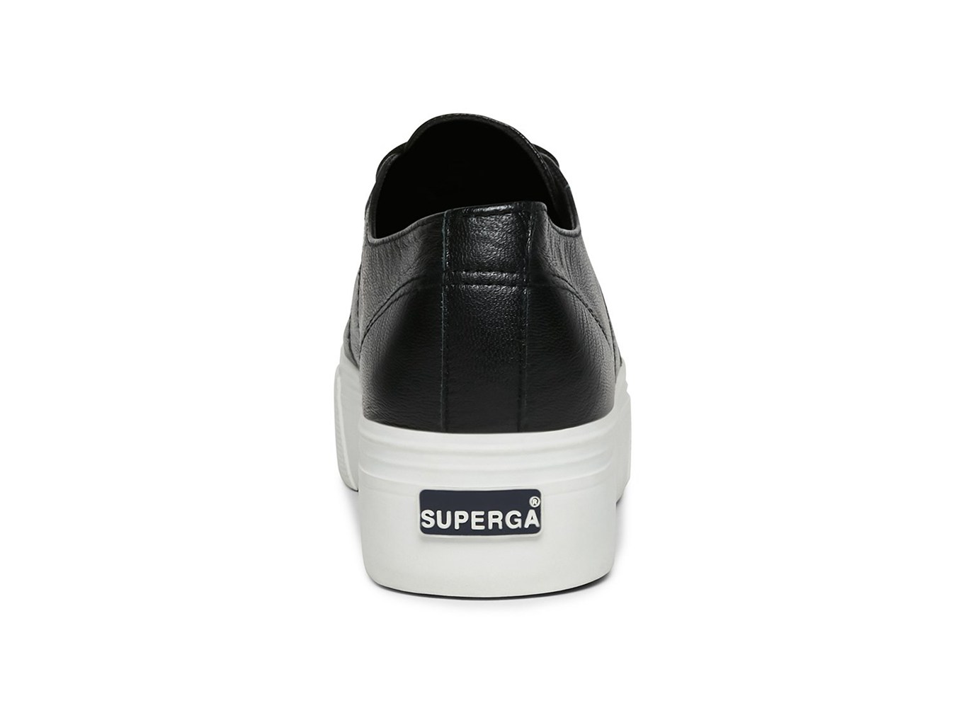 Platform Feminino Pretas - Superga 2790 Nappa Couro - RWVQM-0759